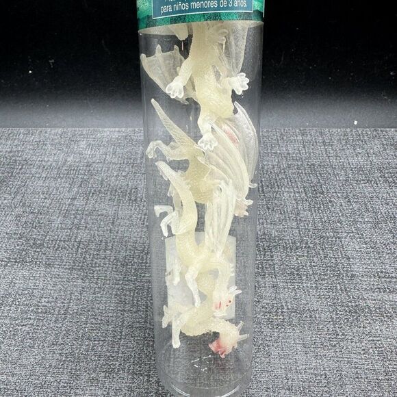 Glow In The Dark Dragons Toob Mini Figures Safari Ltd Ages 3+ 679304 2014 6 Pcs - Picture 4 of 9